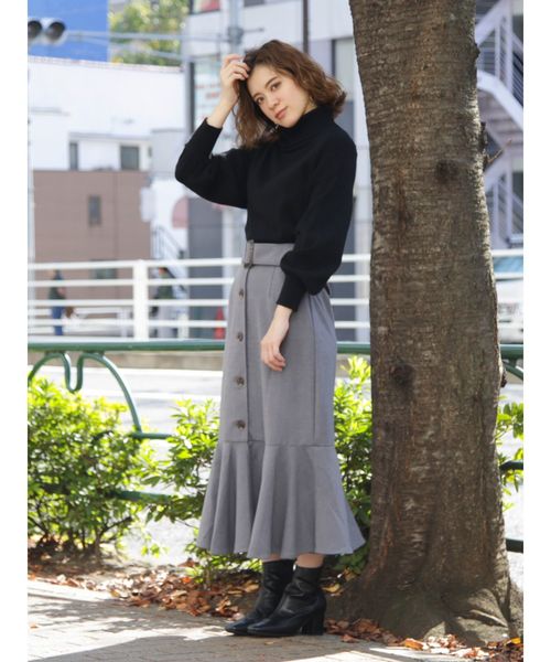 dazzlin（ダズリン）の「ペプラムマーメイドスカート（スカート・レディース・グレー/ピンク/グリーン/ブラウン/その他1・SMALL/MEDIUM）」の20枚目の写真