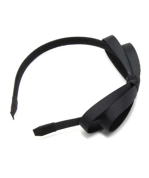 ROSE BUD（ローズバッド）の「(LL ACCESSORIES)3JSD010 HAIR ACCE RIBBON KATYUSHA（カチューシャ・レディース・ブラック/ダークブルー/グリーン/レッド・ONE SIZE）」の2枚目の写真