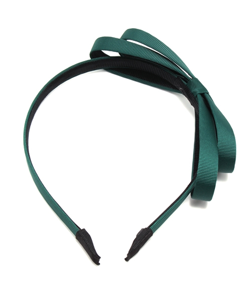 ROSE BUD（ローズバッド）の「(LL ACCESSORIES)3JSD010 HAIR ACCE RIBBON KATYUSHA（カチューシャ・レディース・ブラック/ダークブルー/グリーン/レッド・ONE SIZE）」の8枚目の写真