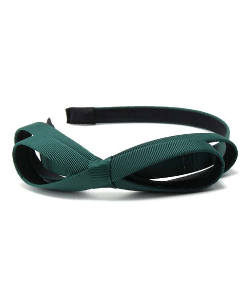 ROSE BUD（ローズバッド）の「(LL ACCESSORIES)3JSD010 HAIR ACCE RIBBON KATYUSHA（カチューシャ・レディース・ブラック/ダークブルー/グリーン/レッド・ONE SIZE）」の6枚目の写真