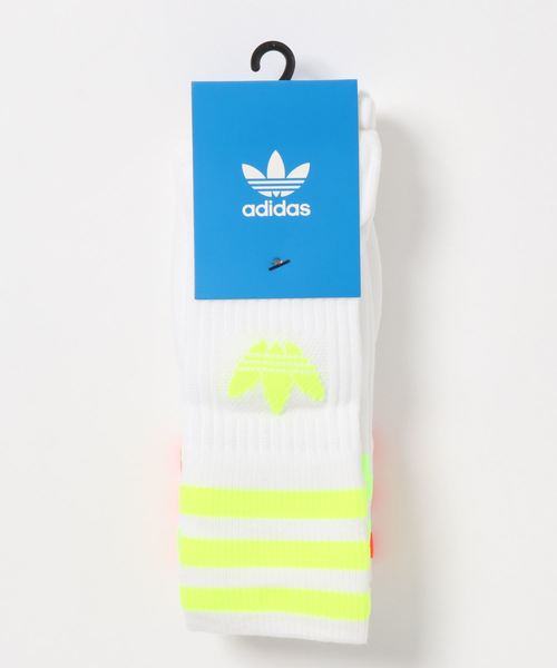 adidas Originals(アディダスオリジナルス)の「adidas originals アディダスオリジナルズ/ソックス3足組 靴下 3piece/ SOLID CREW SOCKS(ソックス/靴下)」|マルチ