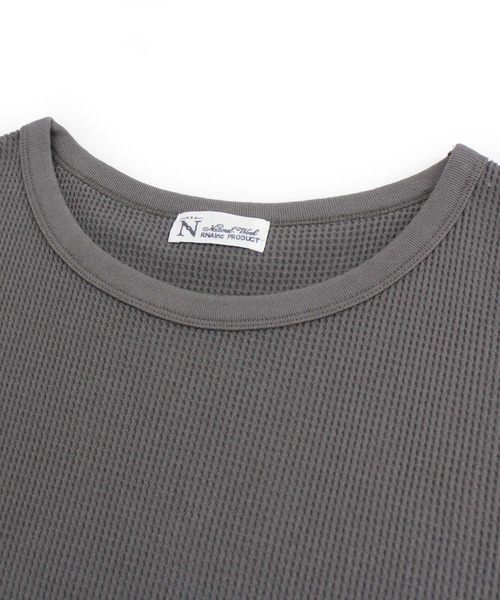 RNA-N(アールエヌエーエヌ)の「M1377 21OEワッフルプルオーバー(Tシャツ/カットソー・レディース・スミクロ/キナリ/ターメリック・MEDIUM)」の6枚目の写真