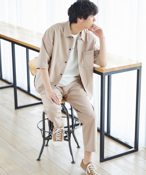 LAKOLE(ラコレ)の「ドビーコックパンツ / LAKOLE(その他パンツ・メンズ・ブラック/ベージュ/オリーブ・MEDIUM/LARGE)」の4枚目の写真