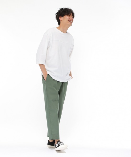LAKOLE(ラコレ)の「ドビーコックパンツ / LAKOLE(その他パンツ・メンズ・ブラック/ベージュ/オリーブ・MEDIUM/LARGE)」の5枚目の写真