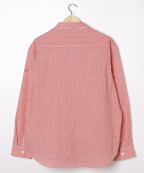 BUCCA 44（ブッカフォーティーフォー）の「【BUCCA 44】ギンガムチェックシャツ（シャツ/ブラウス・メンズ・レッド系その他2/ブルー系その他2・LARGE/XX-LARGE/XXX-LARGE/X-LARGE/MEDIUM）」の12枚目の写真