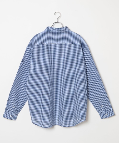 BUCCA 44（ブッカフォーティーフォー）の「【BUCCA 44】ギンガムチェックシャツ（シャツ/ブラウス・メンズ・レッド系その他2/ブルー系その他2・LARGE/XX-LARGE/XXX-LARGE/X-LARGE/MEDIUM）」の11枚目の写真