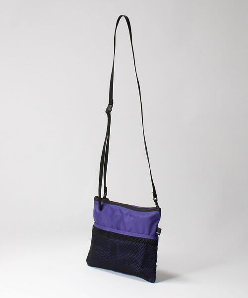 BEAUTY&YOUTH UNITED ARROWS（ビューティーアンドユースユナイテッドアローズ）の「＜LAMPEYE＞メッシュコンビサコッシュ ◆（ショルダーバッグ・レディース・パープル/その他1/ブラック・FREE）」の13枚目の写真