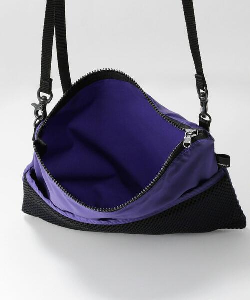 BEAUTY&YOUTH UNITED ARROWS（ビューティーアンドユースユナイテッドアローズ）の「＜LAMPEYE＞メッシュコンビサコッシュ ◆（ショルダーバッグ・レディース・パープル/その他1/ブラック・FREE）」の8枚目の写真