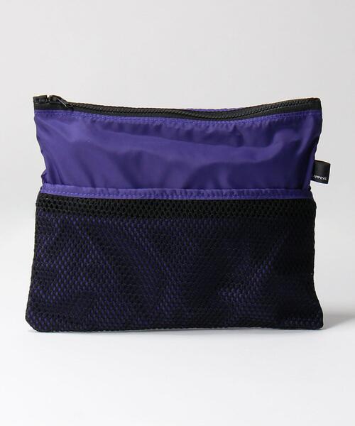 BEAUTY&YOUTH UNITED ARROWS（ビューティーアンドユースユナイテッドアローズ）の「＜LAMPEYE＞メッシュコンビサコッシュ ◆（ショルダーバッグ・レディース・パープル/その他1/ブラック・FREE）」の5枚目の写真