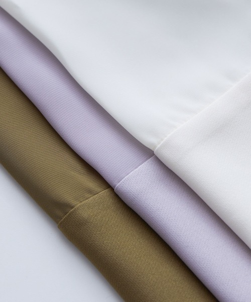 ROPE' PICNIC（ロペピクニック）の「【WEB限定カラー:ブラック、ラベンダー】【2WAY】袖シアーブラウス（シャツ/ブラウス・レディース・ピンク系その他2/カーキ/ブラック/ネイビー/オフホワイト/ダークラベンダー・38/40）」の18枚目の写真