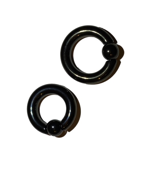 MORPH(モルフ)の「MORPH モルフ CBR ボディーピアス 4ゲージ 14mm~16mm(ピアス(片耳用)・メンズ・ブラック・14/16)」の4枚目の写真