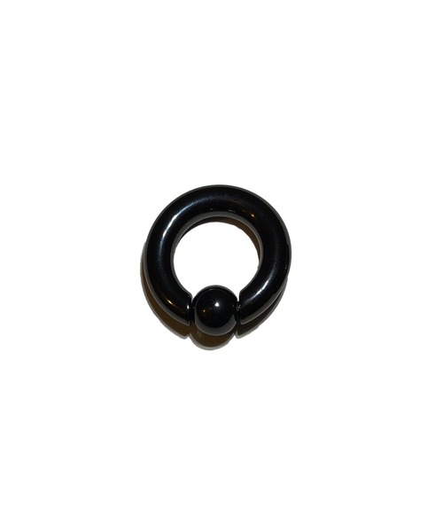 MORPH(モルフ)の「MORPH モルフ CBR ボディーピアス 4ゲージ 14mm~16mm(ピアス(片耳用)・メンズ・ブラック・14/16)」の2枚目の写真