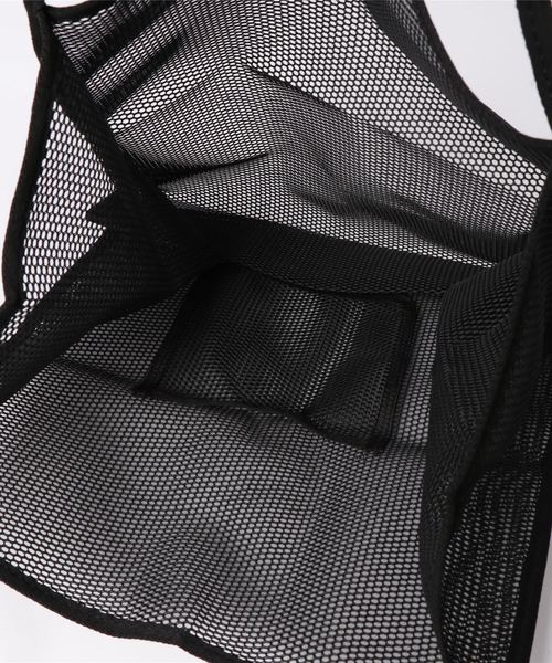 minia（ミニア）の「キューブメッシュトート　◆（トートバッグ・レディース・ベージュ/イエロー/ブラック/グリーン・FREE）」の5枚目の写真