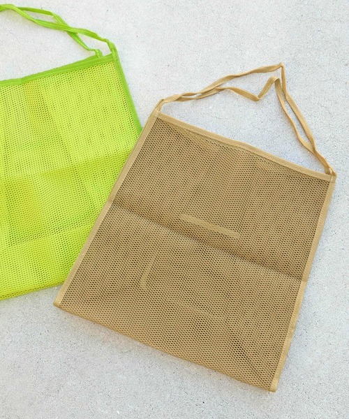 minia（ミニア）の「キューブメッシュトート　◆（トートバッグ・レディース・ベージュ/イエロー/ブラック/グリーン・FREE）」の12枚目の写真