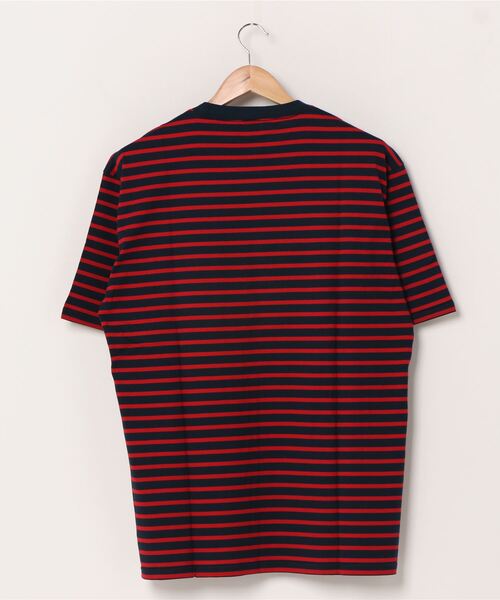 BEN DAVIS（ベンデイビス）の「《BEN DAVIS》border pocket Tee（Tシャツ/カットソー・メンズ・ホワイト×ネイビー/ブルー系その他2・SMALL/MEDIUM/LARGE）」の3枚目の写真