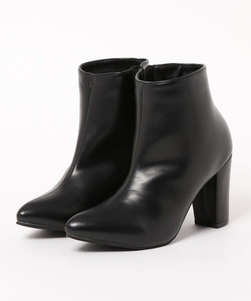 Noubel Voug Relax（ヌーベルヴォーグリラックス）の「シンプルデザインショートブーツ（ブーツ・レディース・ブラック系その他/ブラック・L/S/LL/M）」の2枚目の写真