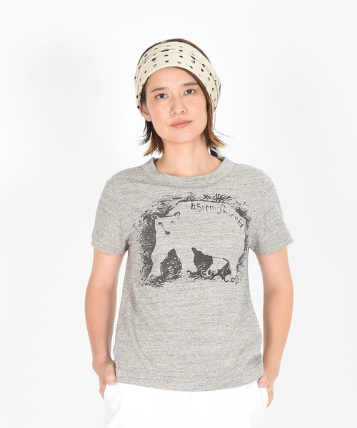 45R 山ものがたりのプリントTシャツ 45R（フォーティファイブアール）の「山ものがたりのプリントT