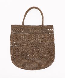 NOMBRE IMPAIR | ｴｽｶｰﾚ　柄編みｶｺﾞBAG(かごバッグ)