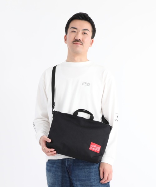 Manhattan Portage(マンハッタンポーテージ)の「Helmsley Bag(ショルダーバッグ・メンズ・ブラック・SMALL)」の19枚目の写真