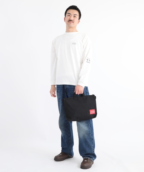Manhattan Portage(マンハッタンポーテージ)の「Helmsley Bag(ショルダーバッグ・メンズ・ブラック・SMALL)」の14枚目の写真