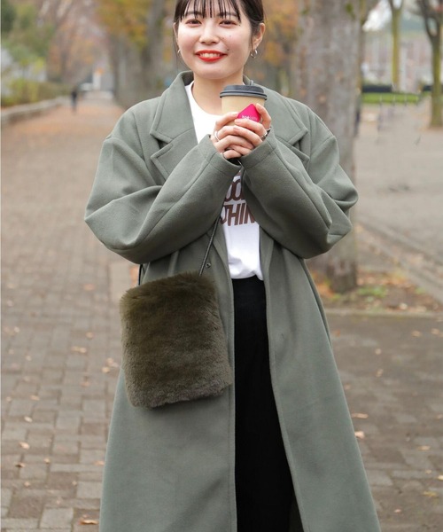 koe（コエ）の「カットメルトン チェスターコート○（その他アウター  