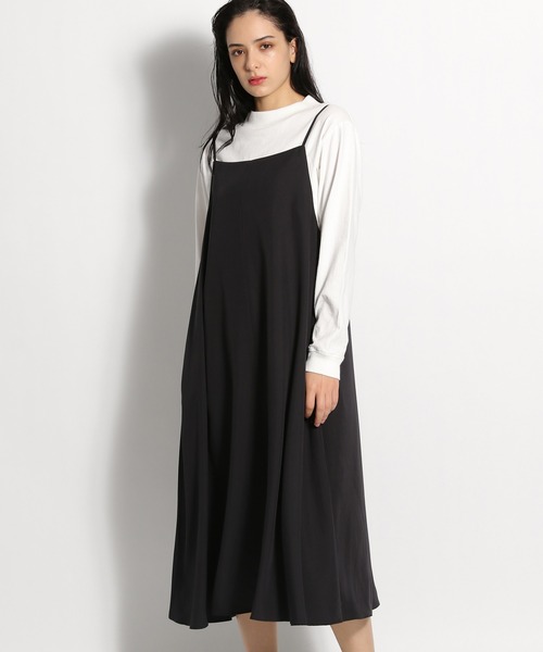 fetico キャミワンピース キャミドレス FETICO フェイクレザーキャミ