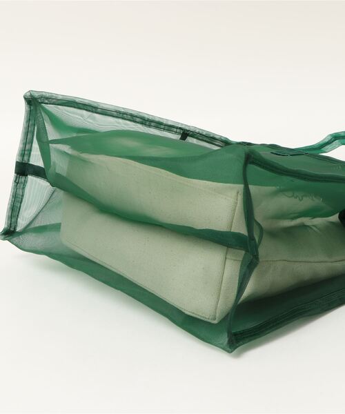 FRUIT OF THE LOOM（フルーツオブザルーム）の「【W】【FRUIT OF THE LOOM】FTL SEE THROUGH　BST BAG M（トートバッグ・レディース・ホワイト/オレンジ/グリーン/パープル・FREE）」の7枚目の写真