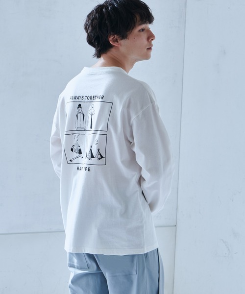 セール チルアウトイラストプリントアソートロングtシャツ Tシャツ カットソー Discoat ディスコート のファッション通販 Zozotown