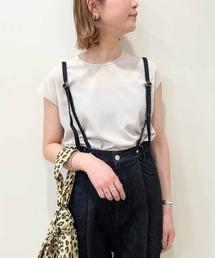 RIVE DROITE | 幅広いコーディネートが楽しめる　サスペンダーデニム　（フルレングス）(デニムパンツ)