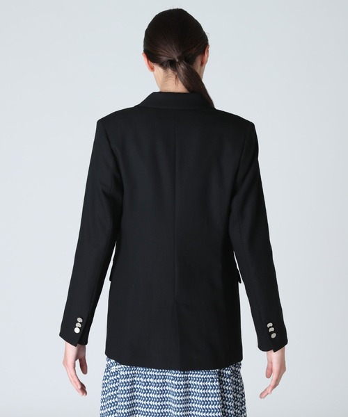 INED（イネド）の「ダブルブレストジャケット（テーラードジャケット・レディース・ブラック/カーキ・11号/9号/7号）」の14枚目の写真