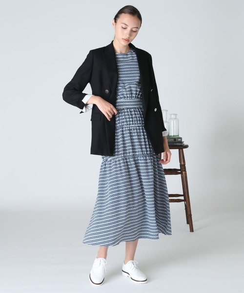 INED（イネド）の「ダブルブレストジャケット（テーラードジャケット・レディース・ブラック/カーキ・11号/9号/7号）」の20枚目の写真