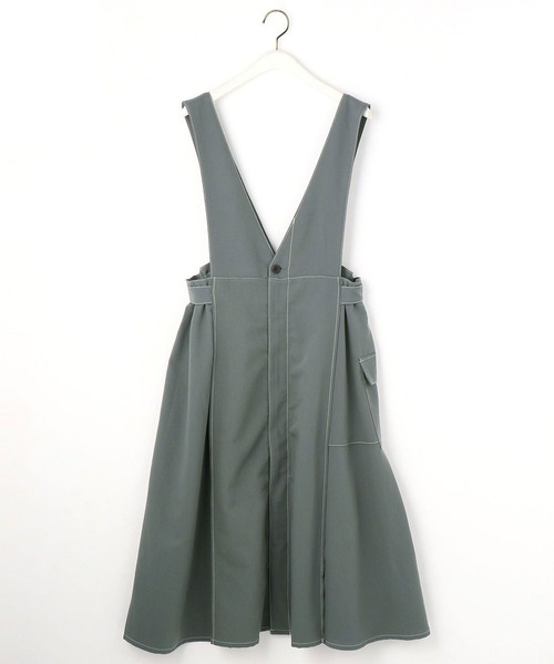 179/WG（イチナナキュウダブルジー）の「2WAYジャンパースカート（ジャンパースカート・レディース・グリーン/ライトグレー/ブラック・MEDIUM）」の20枚目の写真
