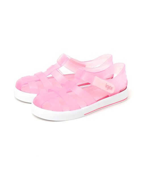 igor（イゴール）の「【WEB限定】igor:STAR SANDAL(17～21cm)（サンダル・キッズ・パープル/ピンク/ライトグリーン/ベビーピンク・20/18/17/19/21）」の6枚目の写真