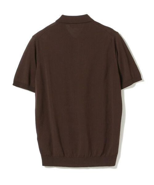 ROBERTO COLLINA（ロベルトコリーナ）の「ROBERTO COLLINA / ショートスリーブ ニットポロ（ポロシャツ・メンズ・ネイビー/イエロー系その他5・44/48/46）」の6枚目の写真