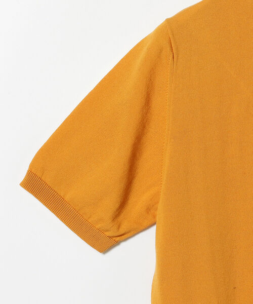 ROBERTO COLLINA（ロベルトコリーナ）の「ROBERTO COLLINA / ショートスリーブ ニットポロ（ポロシャツ・メンズ・ネイビー/イエロー系その他5・44/48/46）」の9枚目の写真