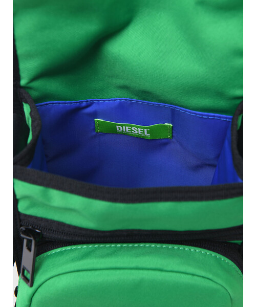 DIESEL（ディーゼル）の「メンズ カラーブロック リサイクルナイロン ミニクロスボディ（ショルダーバッグ・メンズ・グリーン・UNI）」の7枚目の写真