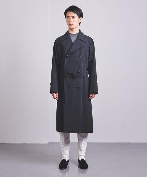 SOVEREIGN（ソブリン）の「＜SOVEREIGN（ソブリン）＞  6Bダブル ハイツイスト ギャバ トレンチコート（トレンチコート・メンズ・ネイビー・SMALL/LARGE/MEDIUM）」の17枚目の写真