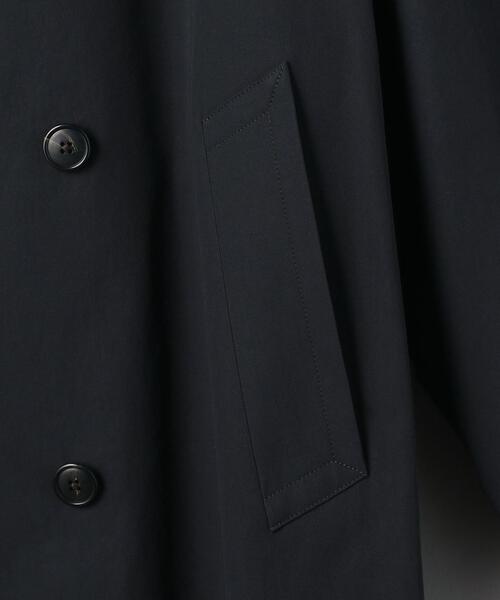 SOVEREIGN（ソブリン）の「＜SOVEREIGN（ソブリン）＞  6Bダブル ハイツイスト ギャバ トレンチコート（トレンチコート・メンズ・ネイビー・SMALL/LARGE/MEDIUM）」の10枚目の写真