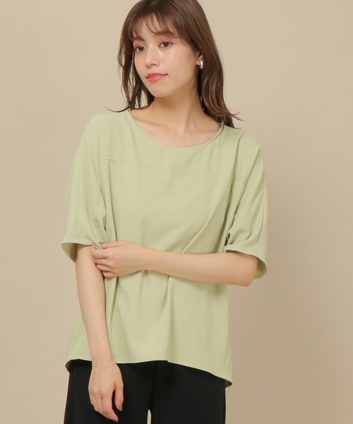アウトレット 評判 シェリーサテンｔブラウス Tシャツ カットソー Ikka Lounge イッカラウンジ のファッション 100 本物保証 Pinkrobinpress Co Uk