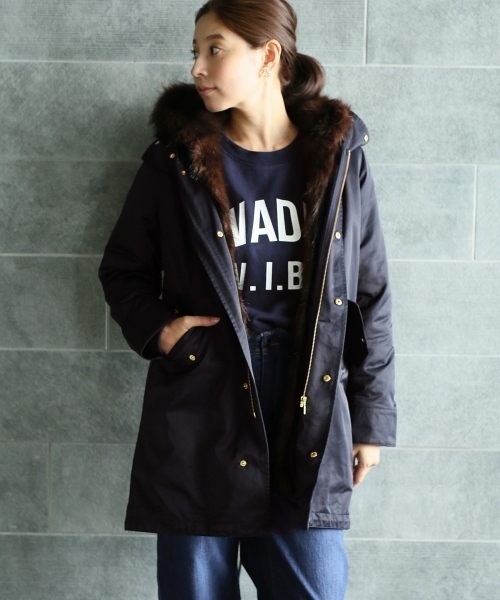 最も完璧な レプシム コート モッズコート ネイビー Ll ジャケット アウター Backofficescandinavia Se