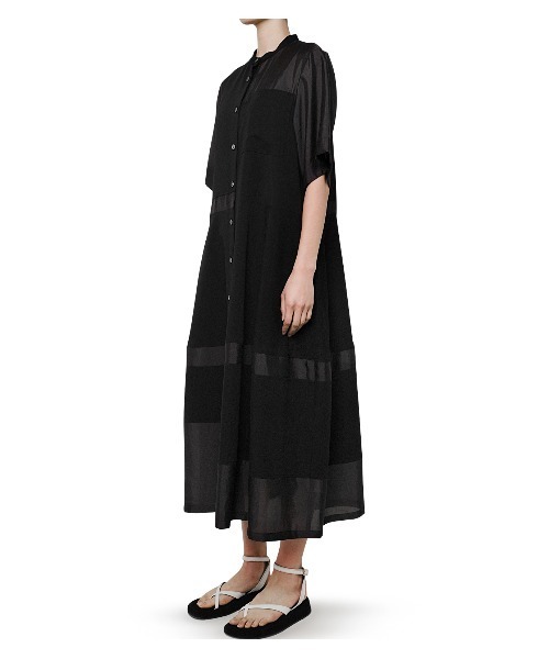 LE CIEL BLEU（ルシェルブルー）の「Contrasting Fabric Dress