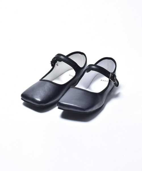 SVEC（シュベック）の「ワイド スクエアトゥ カンフーシューズ /（バレエシューズ・レディース・ホワイト/ブラック/モカ/ブラック系その他・38/39/35/36/37）」の12枚目の写真