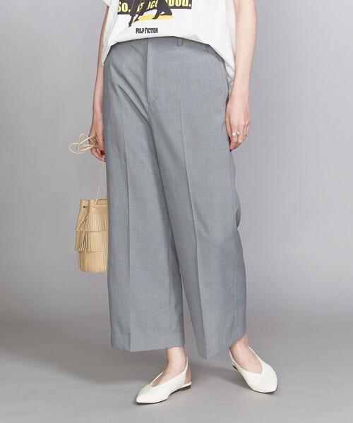 BEAUTY&YOUTH UNITED ARROWS（ビューティーアンドユースユナイテッドアローズ）の「BY リネンライククロップドフレアパンツ（その他パンツ・レディース・モカ/コバルトブルー・SMALL/MEDIUM/LARGE）」の15枚目の写真