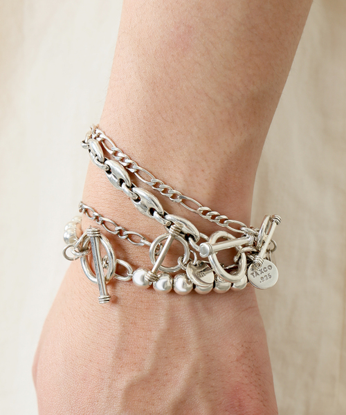 XOLO JEWELRY CAVIAR LINK BRACELET 8MM 箱付/美品】XOLO Caviar Link