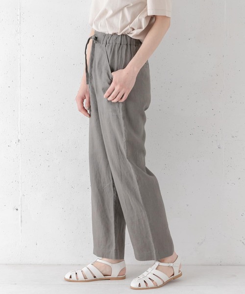 URBAN RESEARCH Sonny Label（アーバンリサーチサニーレーベル）の「リネンイージーパンツ（その他パンツ・レディース・ストライプ/ネイビー/グレー・36/38）」の9枚目の写真