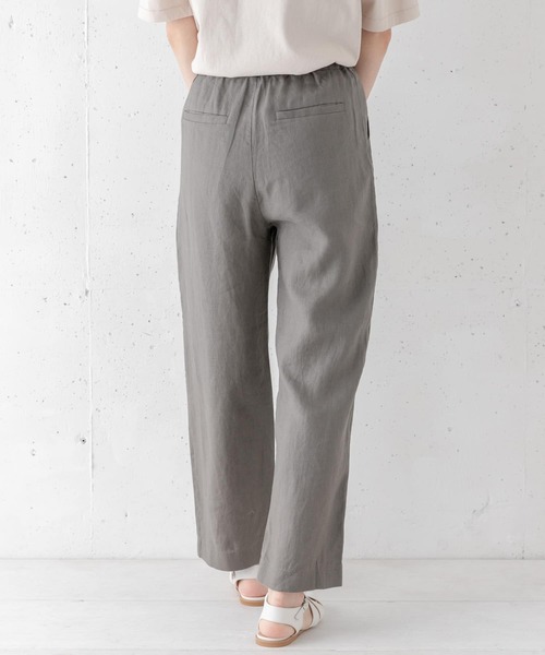 URBAN RESEARCH Sonny Label（アーバンリサーチサニーレーベル）の「リネンイージーパンツ（その他パンツ・レディース・ストライプ/ネイビー/グレー・36/38）」の12枚目の写真