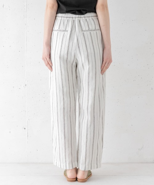 URBAN RESEARCH Sonny Label（アーバンリサーチサニーレーベル）の「リネンイージーパンツ（その他パンツ・レディース・ストライプ/ネイビー/グレー・36/38）」の16枚目の写真