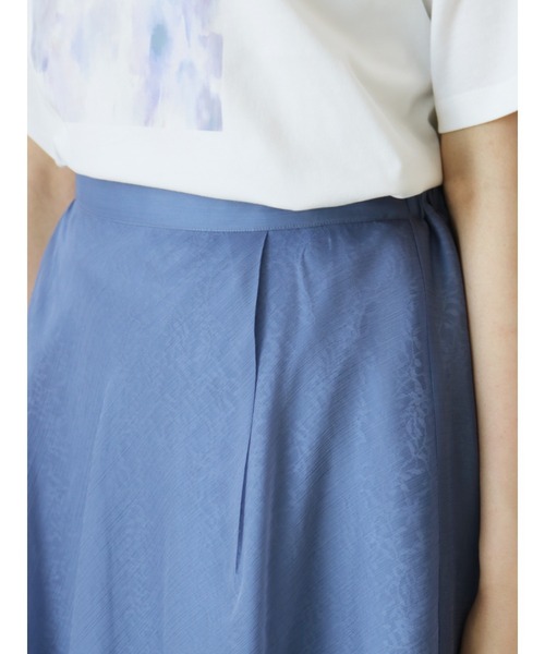 Te chichi（テチチ）の「シフォン楊柳×レースフレアスカート（スカート・レディース・モカ/ブルー/グレー・ﾌﾘ-）」の8枚目の写真