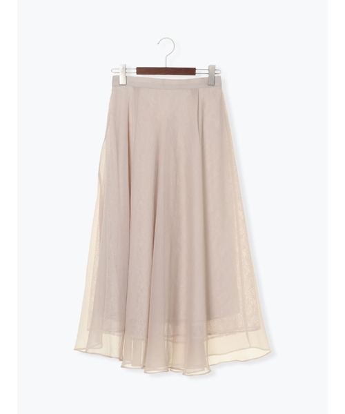 Te chichi（テチチ）の「シフォン楊柳×レースフレアスカート（スカート・レディース・モカ/ブルー/グレー・ﾌﾘ-）」の17枚目の写真