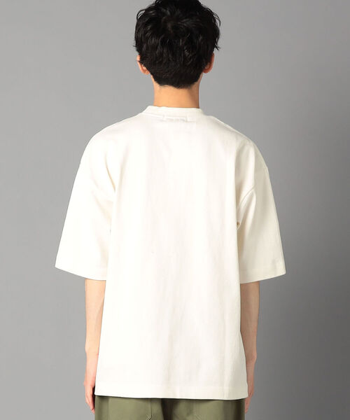 GLOSTER（グロスター）の「USAコットンタックリブTシャツ（Tシャツ/カットソー・メンズ・キナリ/サックスブルー/グリーン・MEDIUM/LARGE）」の8枚目の写真